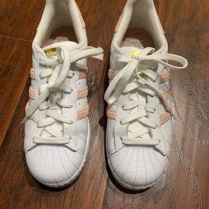 Adidas White and Pink Sneakers